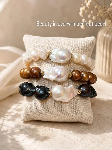 Pulseras de perlas de la selección de FORRELLAT